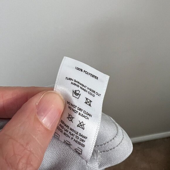 Lucy in the Sky Embroidered Floral Mini Dress Size Large Gray Party Bachelorette - Picture 11 of 11